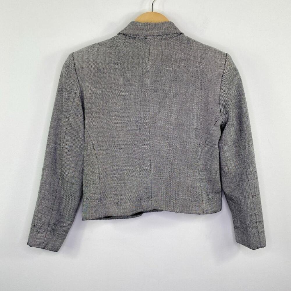 Pendleton Womens Grey Wool Silk Button Front Blaz… - image 5